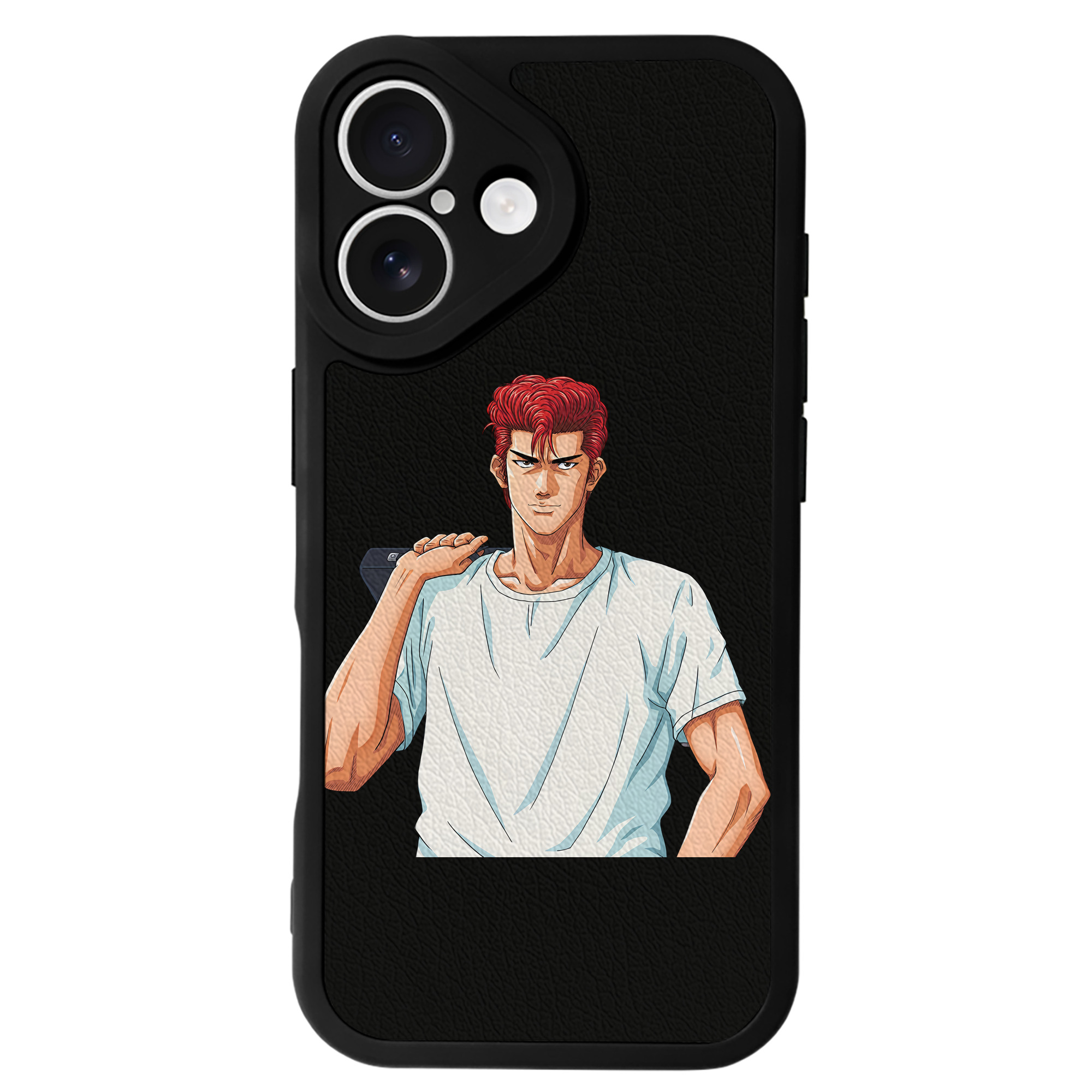 SLAM DUNK／スラムダンク 【iPhone 16シリーズ対応】シリコンスマホケース（レザー調） 材質：シリコン